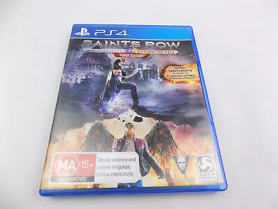 Mint Disc Playstation 4 Ps4 Saints Row IV Re-Elected & Gat Out Of Hell 4 • $27.90