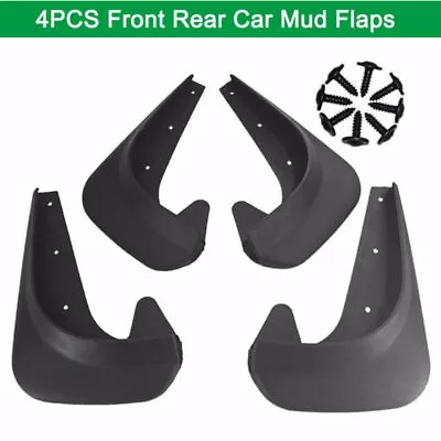 4PC Full Set Flexible Car Fender Flares Extra Wide Body Wheel Arches EVA Plastic • $47.37