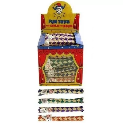 £0.99 • Buy Wooden Finger Traps Woven Game Mexican Chinese Wooden Party Bags Fillers