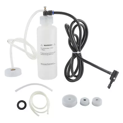 ・Car Brake Bleeding Clutch Fluid Bleeder Kit Vacuum Pump 500ml Air Powered Tool • $20.98