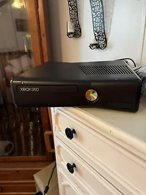 Microsoft Xbox 360 S Slim 1439 Gloss Black Console  TESTED WORKING Power Cord • $60