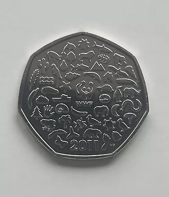 2011 WWF 50p Coin BUNC Fifty Pence (From Royal Mint UNC Annual Set) • £16.99