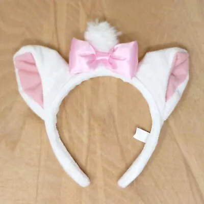 Tokyo Disney Resort Japan The Aristocats Marie Cat Ears Headband Fluffy White • £39.99