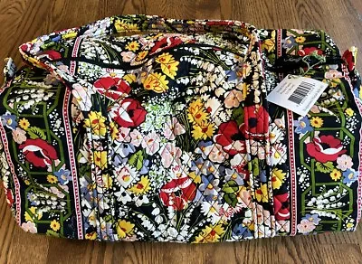 Vera Bradley Small Duffel/ Gym Bag In Poppy Fields- NWT • $50