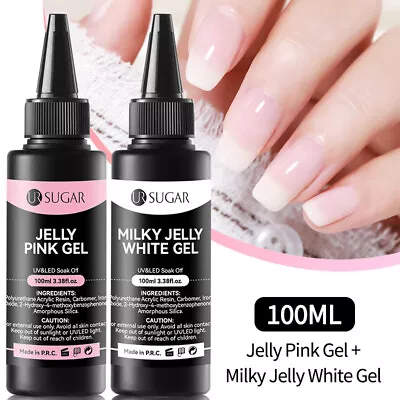 UR SUGAR 100ml/Bottle Base Top Coat Gel Polish Mat Top Coat Functional Gel • $7.46