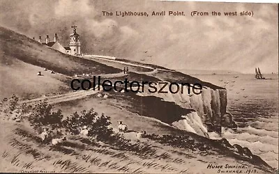 1914 Anvil Pont Lighthouse Nr Swanage Dorset Printed Postcard Posted • £6