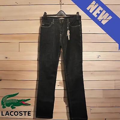 Womens Lacoste Straight Leg Jeans (29  Waist UK 11)..BNWT • £17.99