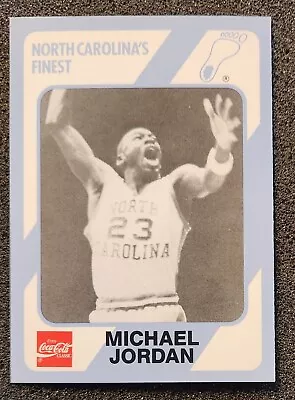 1989 Collegiate Collection Coca-Cola #65 North Carolina's Finest Michael Jordan  • $8.99