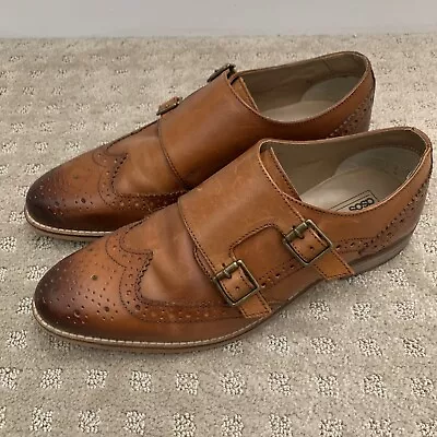 ASOS Monk Dress Shoe Tan Leather Size US 7 • $30