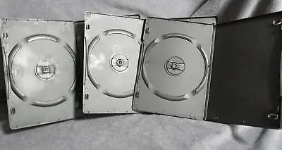 3 Pkg Standard Black DVD 1-disc Replacement Case 14mm Premium Storage Shell Case • $2.99