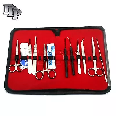 14 Pcs Advanced Biology Lab Anatomy Medic Student Kit Set With Scalpel Knife  • $9.99