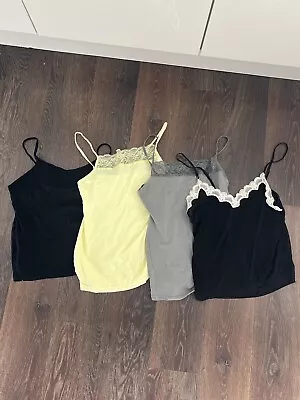 Ladies M&S Marks And Spencer Vest Top Bundle X4 Size 12 • £3.20