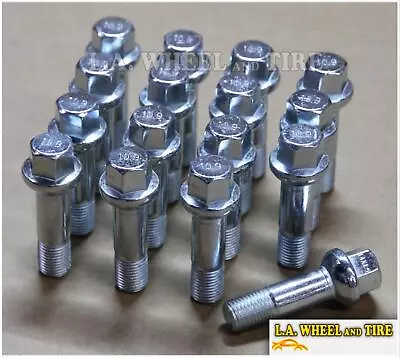 Set Of 20 Chrome Mercedes Lug Bolts GLK350 S550 ML350 CL500 S500 GL450 LB2100-Ha • $42.09