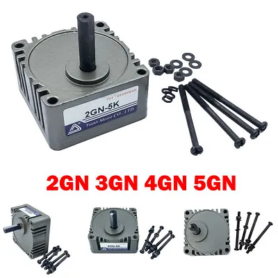 Speed Reduction Gearbox 2GN 3GN 4GN 5GN Gear Head Box For AC Induction Motor • $68.99