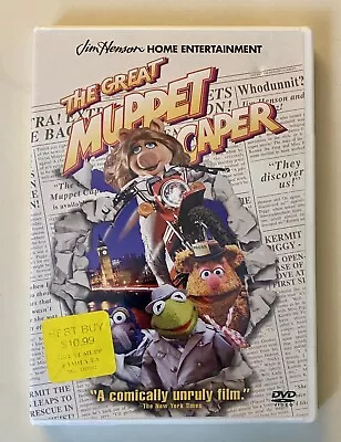 The Great Muppet Caper (DVD 1981) Charles Grodin John Cleese NEW SEALED • $24.50