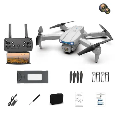 Mini Foldable Drone RC Quadcopte 4K Video Camera Drone  Remote Controller G9W0 • £22.59