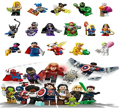 £13.57 • Buy LEGO DC & MARVEL Super Heroes Series Minifigures 71026 & 71031 Batman Spiderman