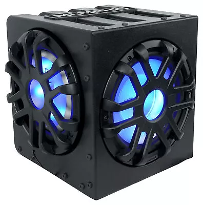 Memphis Audio MME10T24 10  Marine Boat Loaded Triple 10  Subwoofer Enclosure+RGB • $369.95