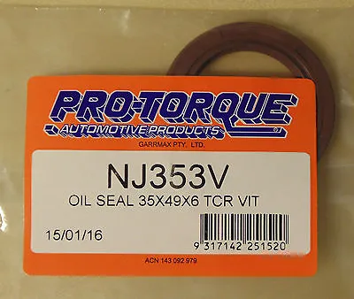 Protorque Camshaft Oil Seal For 4AGE TOYOTA Corolla Levin Trueno AE86 MR2 4AGZE • $16.99