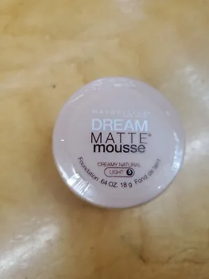 Maybelline NY Dream Matte Mousse Foundation Creamy Natural Light 5 0.64 Oz 18g  • $12.90