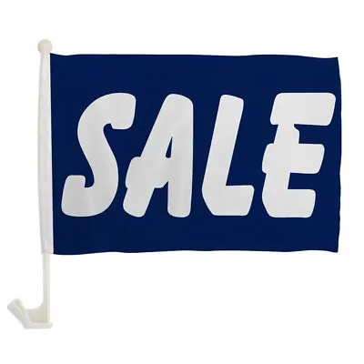 SALE Car BLUE AND WHITE Flag Car Window Flag 100D • £8.64