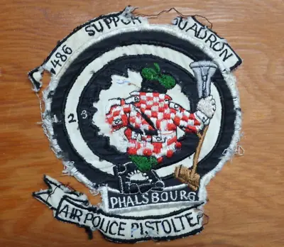 RARE Vietnam Vintage USAF 7486th Support Sq Air Police Pistolteam Uniform Patch • $9.99