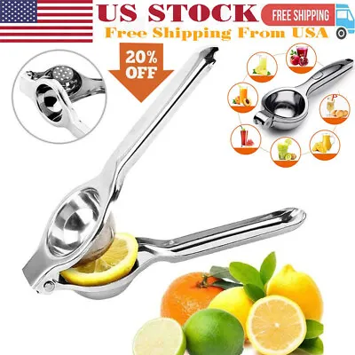 Stainless Steel Lemon Squeezer Orange Lime Juicer Hand Press Tool Kitchen & Bar • $6.15