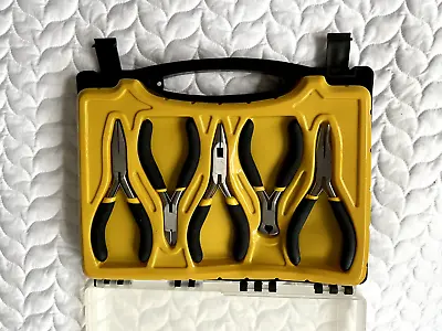 £7.50 • Buy 5 Piece Mini Plier Set. Jewellery Tools For All Levels Of Jewellery Making.