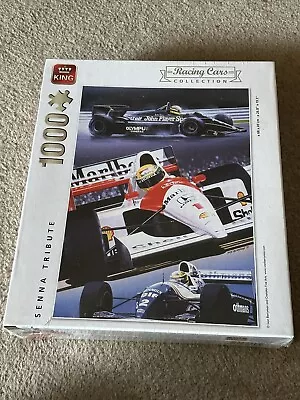 Ayrton Senna McLaren Williams Lotus F1 Jigsaw Puzzle Cranston Fine Arts King • £50