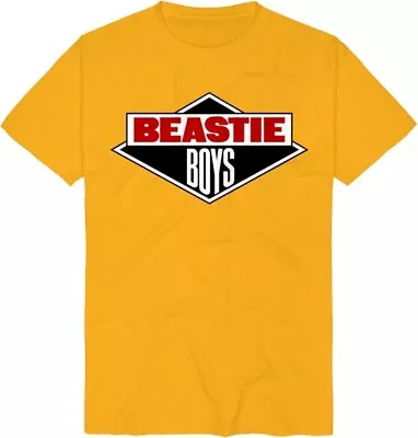 BEASTIE BOYS - Classic Logo On Gold - T-shirt - NEW - MEDIUM ONLY • $39.99