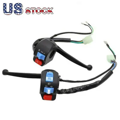 Left ＆ Right Brake Lever Handlebar Control Switch For GY6 Moped Scooter 50-125cc • $27.88