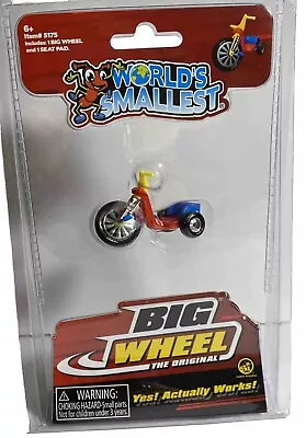 World's Smallest BIG WHEEL Tiny Ride On (1969 Marx Repro) Miniature Toy New • $11.99