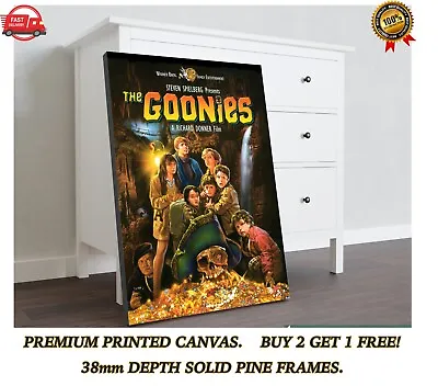 The Goonies Classic Movie Large Art CANVAS Print Gift A0 A1 A2 A3 • £63