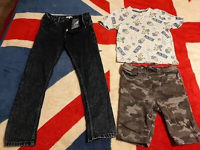 £2.50 • Buy Boys Clothes Bundle Age 9-10(Boys/Blue Zoo/Minion)