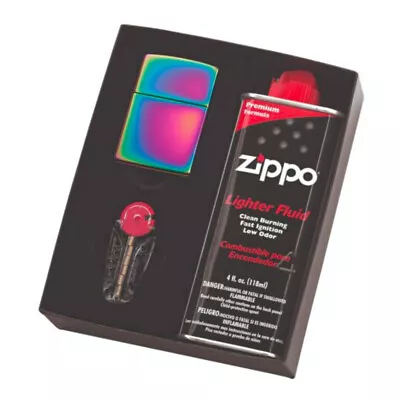 Zippo Spectrum Lighter Gift Box Set With Flints & Fluids • $84.80