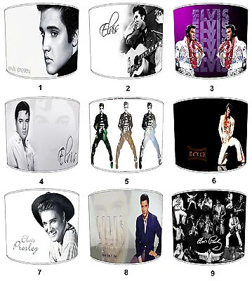 Lampshades Ideal To Match Elvis Presley Cushions The King Duvets Wall Decals • $36.64