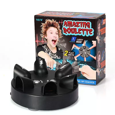 Funny Polygraph Shocking Shot Roulette Game Lie Detector Electric Shock Toy Gift • £14.05