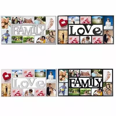 Multi Picture Photo Set Frames Wall Collage Gift Home Love Family New • £10.99