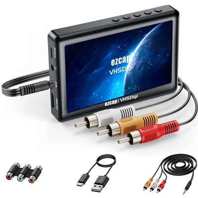 $65.74 • Buy VCR VHS Video To Digital Converter 3.0 Third Generation USB Capture Device O4O2