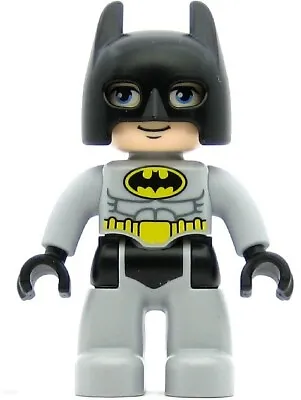 LEGO Duplo Minifigure Batman - Light Bluish Gray Suit (Genuine) • $27.48