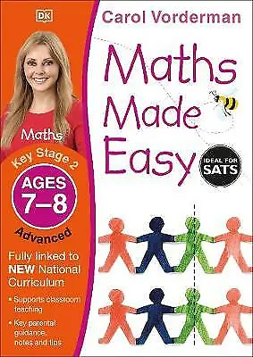 £4.91 • Buy Maths Made Easy Advanced Ages 78 Key By Carol Vorderman 9781409344797 NEW Book