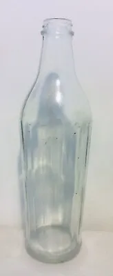 VINTAGE MYNOR CORDIAL BOTTLE CLEAR GLASS 27CM Screw Top Embossed C1940's • $4.99