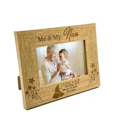 Me And My Nan Love You To The Moon Photo Frame Gift FW159 • £12.98