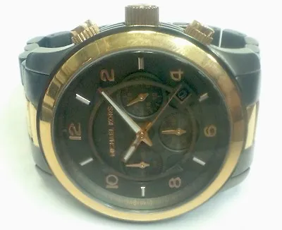 Michael Kors Mens Rose Gold Gunmetal Grey Chronograph Watch Unisex Womens Mk8189 • $174.44
