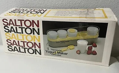 Vintage Salton Thermostat Yogurt  Maker Controlled Makes 1 Quart Model GM-5  • $39