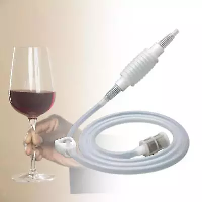 Siphon Tube 1.5M Tube Oil Extractor Pump Portable Manual Brewing Siphon Pump • $18.69