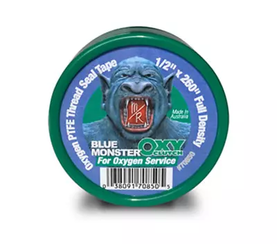 Blue Monster 70850 Blue Monster® OXY-CLUTCH Green Oxygen PTFE Sealing Tape 1/2  • $8.99