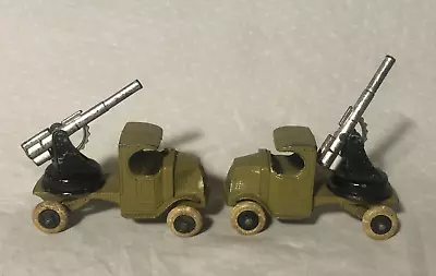 Tootysietoy AA Gun Army Trucks Vintage Diecast Toys E-69 • $79