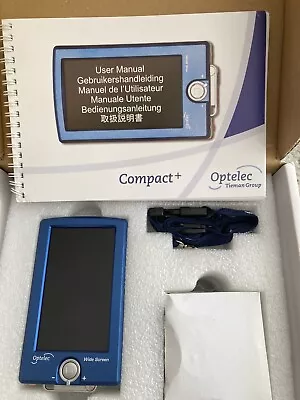 Optelec Compact + Digital Magnifier & Case. Reading Aid For Visually Impaired • £50