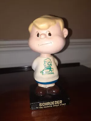 Rare Vintage Schroeder Peanuts Gang Bobblehead Nodder • $220